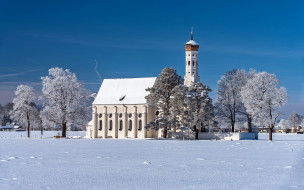 Eglise Saint-Coloman de Schwangau,Germany     1920x1200 eglise saint-coloman de schwangau, germany, , -  ,  ,  , eglise, saint-coloman, de, schwangau