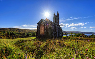 Dunlewey Church,Donegal,Ireland     2560x1600 dunlewey church, donegal, ireland, , -  ,  ,  , dunlewey, church