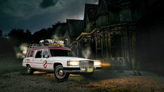      1920x1080 , cadillac, ecto-1, ghostbusters