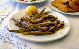 еда, рыбные блюда,  с морепродуктами, греческая, кухня, салака