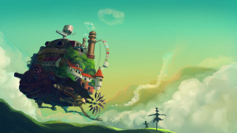      3840x2160 , howl`s moving castle, , 