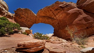 broken arch, arches national park, utah, , , broken, arch, arches, national, park