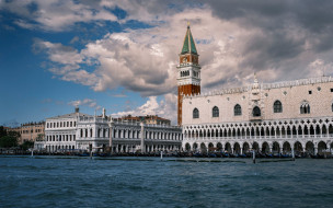 doges palace, grand canal, города, венеция , италия, doges, palace, grand, canal