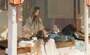 аниме, the husky and his white cat shizun, the, husky, and, his, white, cat, shizun