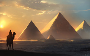 фэнтези, иные миры,  иные времена, пирамиды