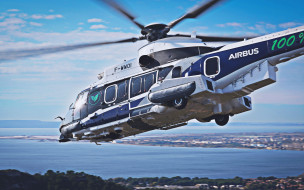 авиация, вертолёты, airbus, helicopters, h225, 4k, многоцелевой, вертолет, легкий, современные, вертолеты, hdr