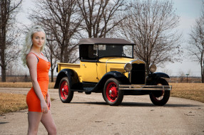  обои для рабочего стола 2560x1706 автомобили, -авто с девушками, 1931, ford, model, a, roadster, pickup