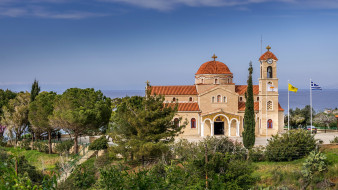 agios raphael church, cyprus, города, - православные церкви,  монастыри, agios, raphael, church