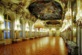 schonbrunn palace, интерьер, дворцы,  музеи, schonbrunn, palace