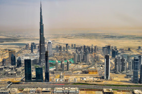 города, дубай , оаэ, бурдж, халифа, сверхвысотный, небоскреб, 828, метров, дубай, многоэтажное, здание, высокое, сооружение, единственный, 163, этажный, город, современные, здания