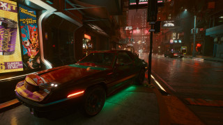 видео игры, cyberpunk 2077, машина, улица, город