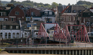 города, амстердам , нидерланды, здания, мост