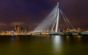 rotterdam, netherlands, города, - мосты