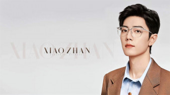 мужчины, xiao zhan, актер, лицо, очки, пиджак
