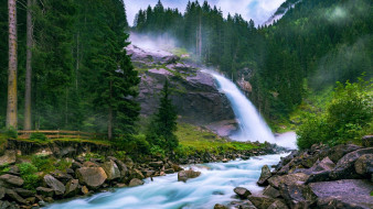 Krimml Waterfalls,Austria     1920x1080 krimml waterfalls, austria, , , krimml, waterfalls