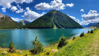 Lago di Livigno,Lombardy,Italy     1920x1080 lago di livigno, lombardy, italy, , , , lago, di, livigno