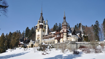 Peles Castle,Prahova County,Romania     2560x1440 peles castle, prahova county, romania, ,   , , peles, castle, prahova, county