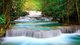 Huai Mae Khamin Waterfall,Thailand     1920x1080 huai mae khamin waterfall, thailand, , , huai, mae, khamin, waterfall