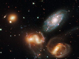 NGC 7320, NGC 7319, NGC 7318A, NGC 7318B  NGC 7317     1600x1200 ngc, 7320, 7319, 7318a, 7318b, 7317, , , 