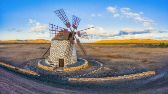 windmill at molino de tefia, spain, , , windmill, at, molino, de, tefia
