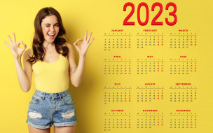 календари, девушки, шатенка, календарь, жест