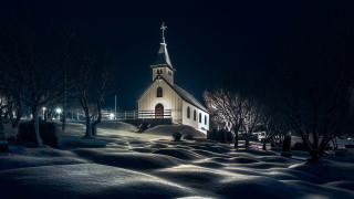 Lagafellskirkja Church,Mosfellsbaer,Iceland     1920x1080 lagafellskirkja church, mosfellsbaer, iceland, , -  ,  ,  , lagafellskirkja, church