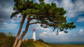 dornbush lighthouse, hiddensee island, germany, , , dornbush, lighthouse, hiddensee, island