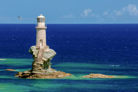 Tourliti Lighthouse,Greece     2560x1706 tourliti lighthouse, greece, , , tourliti, lighthouse