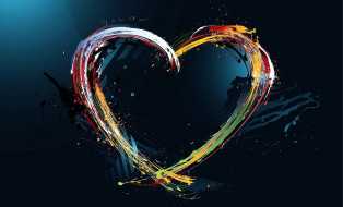 векторная графика, сердечки , hearts, сердечко, цвета