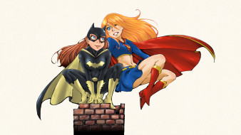 , , batgirl, supergirl