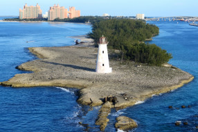 lighthouse on island at nassau in the bahamas, , , lighthouse, on, island, at, nassau, in, the, bahamas