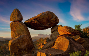 balancing rock, big bend national park, texas, , , balancing, rock, big, bend, national, park