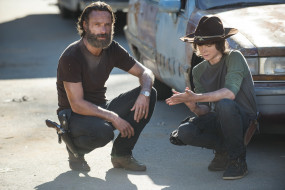  , the walking dead, andrew, lincoln, rick, chandler, riggs, carl
