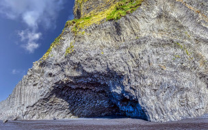 Halsanefshellir Cave,Vik,Iceland     2560x1600 halsanefshellir cave, vik, iceland, , , halsanefshellir, cave