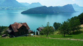 Lake Lucerne,Switzerland     1920x1080 lake lucerne, switzerland, , - ,  , lake, lucerne