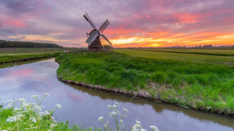 Windmill in the Netherlands     1920x1080 windmill in the netherlands, , , windmill, in, the, netherlands