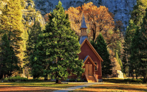 Yosemite Chapel     1920x1200 yosemite chapel, , -  ,  ,  , yosemite, chapel