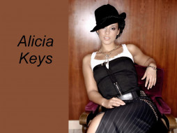 alicia, keys, музыка, брюнетка, певица, шляпа