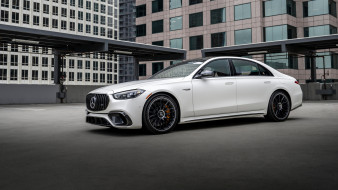 mercedes-amg s63 e-performance 2024, автомобили, mercedes-benz, mercedes, amg, s63, e, performance, белый, мерседес, седан