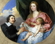 Anthony van Dyck - The Abbe Scaglia adoring the Virgin and Child     2771x2237 anthony van dyck - the abbe scaglia adoring the virgin and child, , antoine van dyck, , , 