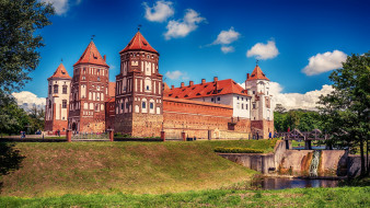 Mir Castle,Belarus     2560x1440 mir castle, belarus, , - ,  ,  , mir, castle