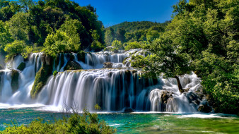 Skradinski Buk Waterfalls,Krka NP,Croatia     1920x1080 skradinski buk waterfalls, krka np, croatia, , , skradinski, buk, waterfalls, krka, np