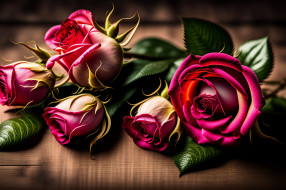 ,  , ,  , , , , pink, flowers, beautiful, roses, buds