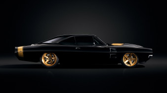      3840x2160 , dodge, 1969, front, black, charger, sema, ringbrothers, 2023