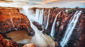 Victoria Falls,Zambia,Zimbabwe     1920x1080 victoria falls, zambia, zimbabwe, , , victoria, falls