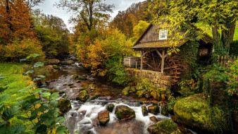 Watermill in Black Forest,Germany     1920x1080 watermill in black forest, germany, , , watermill, in, black, forest