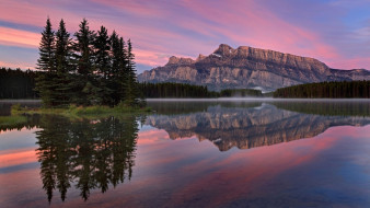 two jack lake, mount rundle, alberta, , , , two, jack, lake, mount, rundle