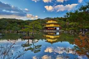 Kinkakuji Temple, Kyoto     2048x1366 kinkakuji temple,  kyoto, , -    , 