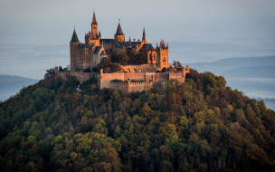 hohenzollern castle, germany, ,  , hohenzollern, castle