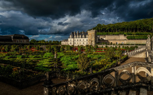 Chateau de Villandry,France     2560x1600 chateau de villandry, france, ,  , chateau, de, villandry